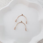 Rose Gold Stainless Steel MINI Arches, 10 Pieces, Connector 72 - 