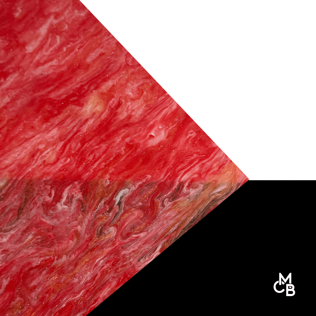 Rose Indulgence Marbled Glitter Cast Acrylic | Marbled Acrylic Sheet | CMB Acrylic
