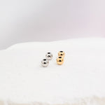Round Spacer Beads (Silver or Gold, Diameter of 4mm, 5mm, or 6mm), 50 Pieces, Metal Blank 156 - 