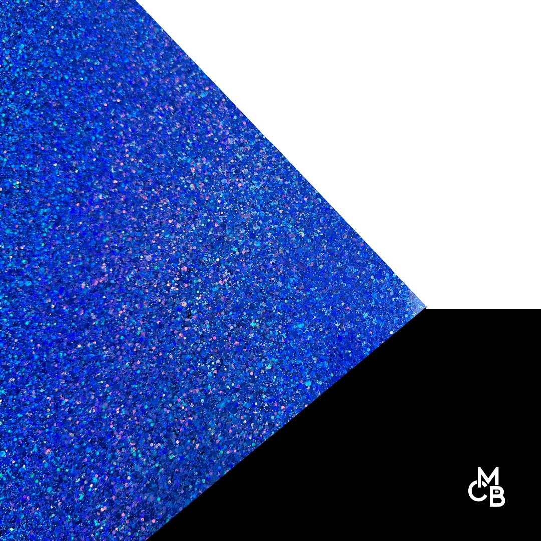 Royal Blue Razzle Dazzle Glitter Cast Acrylic | Glitter Acrylic Sheet | CMB Acrylic