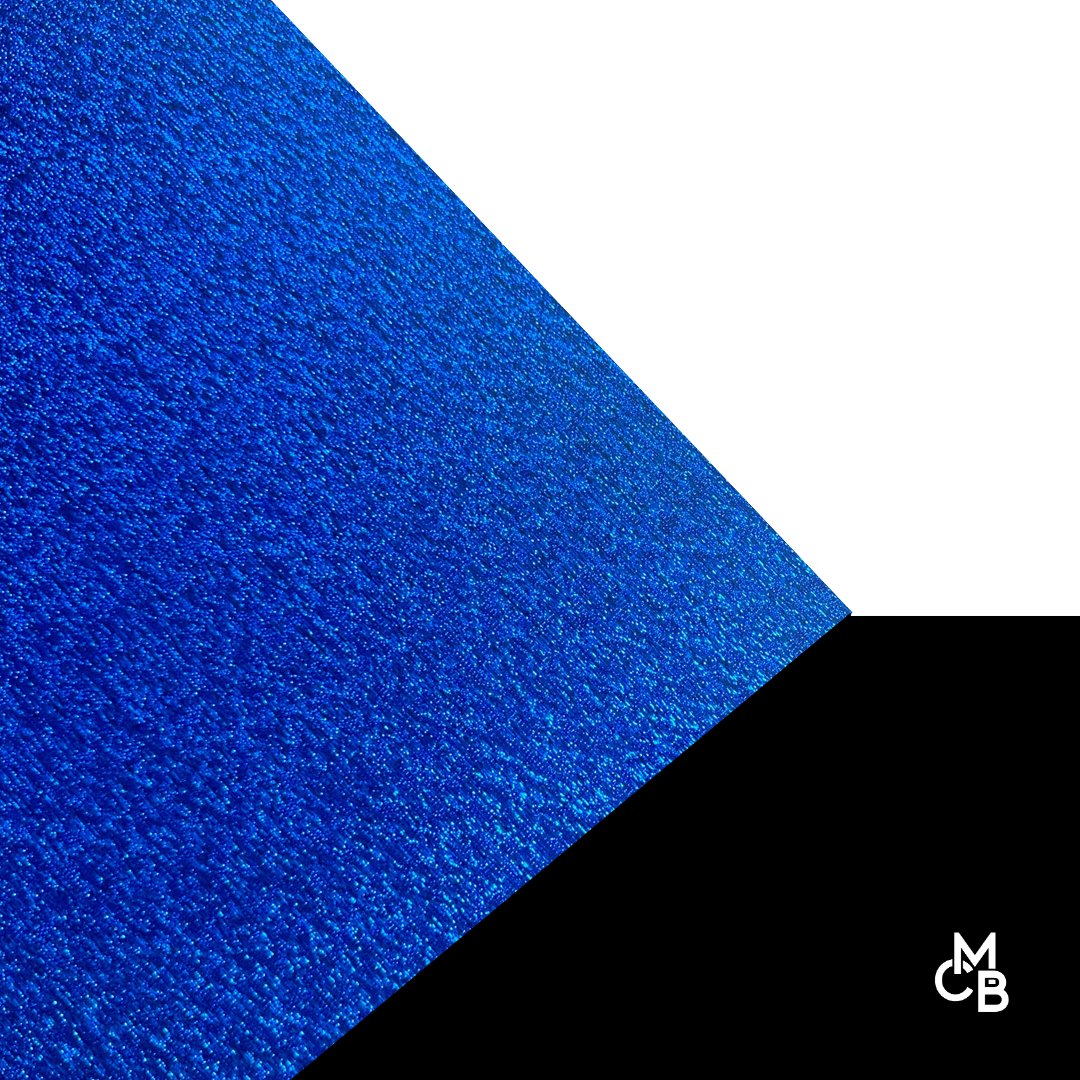 Royal Blue Shimmer Fabric Cast Acrylic | Fabric Acrylic Sheet | CMB Acrylic
