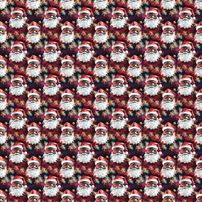 Santa with Shades Pattern Acrylic Sheets - CMB Pattern Acrylic