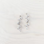 Silver Cubic Zirconia Cascading Pendant, 10 Pieces, Charm 26 - 