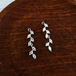 Silver Cubic Zirconia Cascading Pendant, 10 Pieces, Charm 26 - 