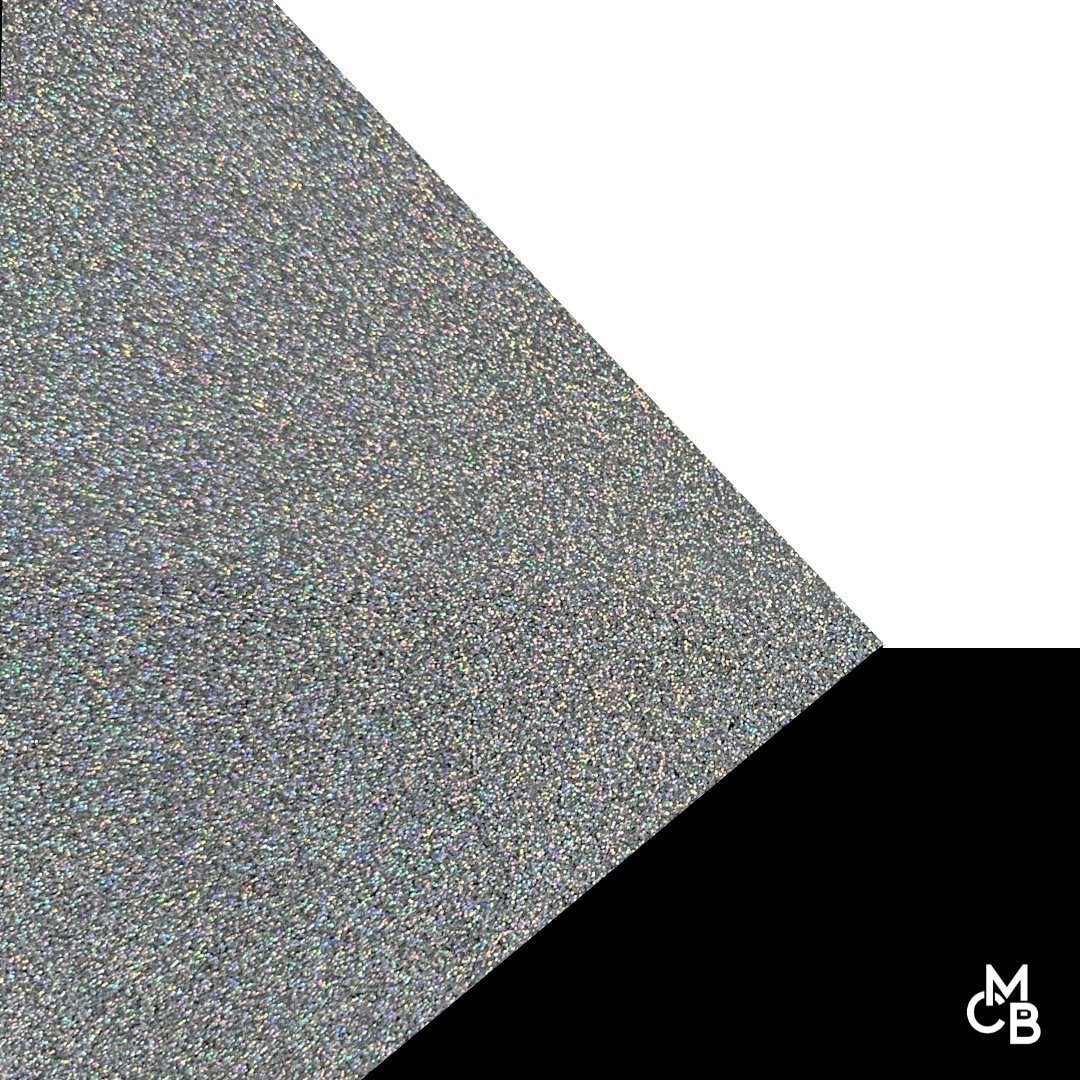 Silver Holographic Glitter Cast Acrylic | Glitter Acrylic Sheet | CMB Acrylic