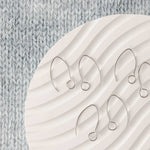 Silver Large Loop V Ear Wires (5mm Surgical Stainless Steel Marquise Hooks), 20 Pieces, Earring Hook 58 - 