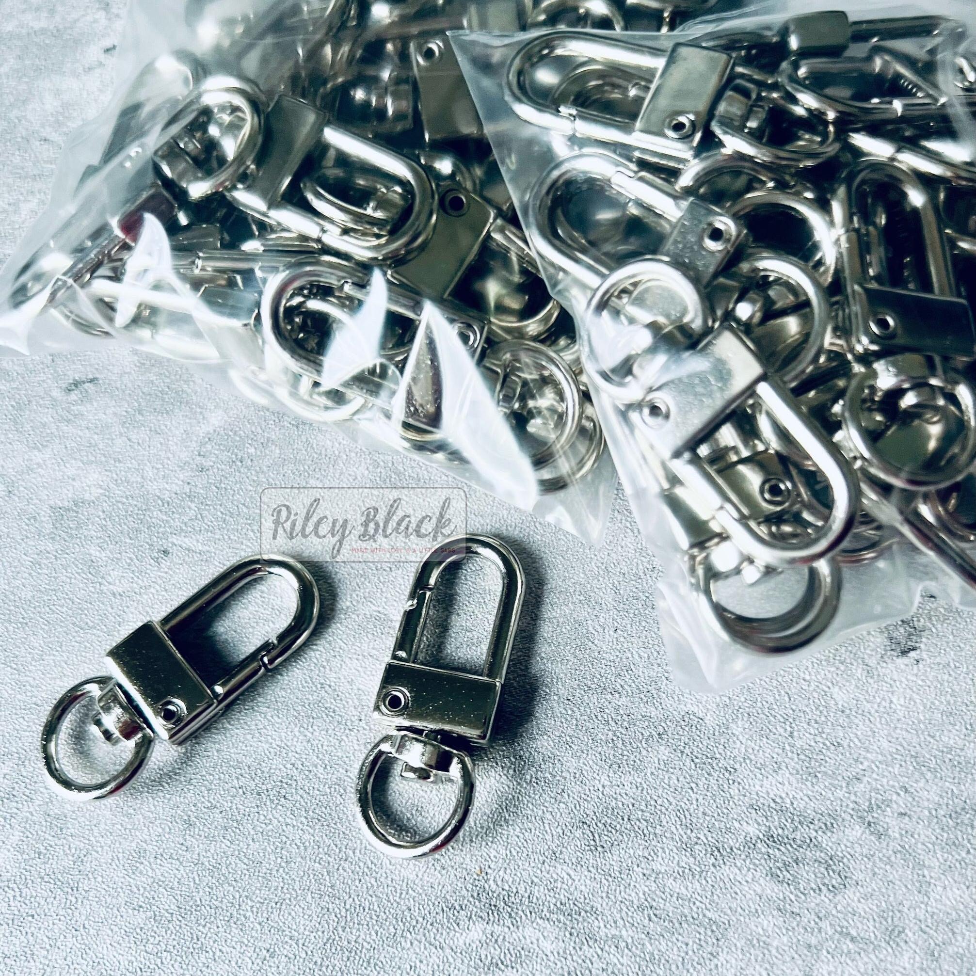 Silver Mini Lobster Claw Swivel Clasps, 25 Pieces, KT 1 - 