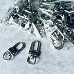 Silver Mini Lobster Claw Swivel Clasps, 25 Pieces, KT 1 - 