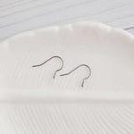 Silver Modern Forward - Facing Stainless Steel Ear Wires, 20 Pieces, Earring Hook 2 - 