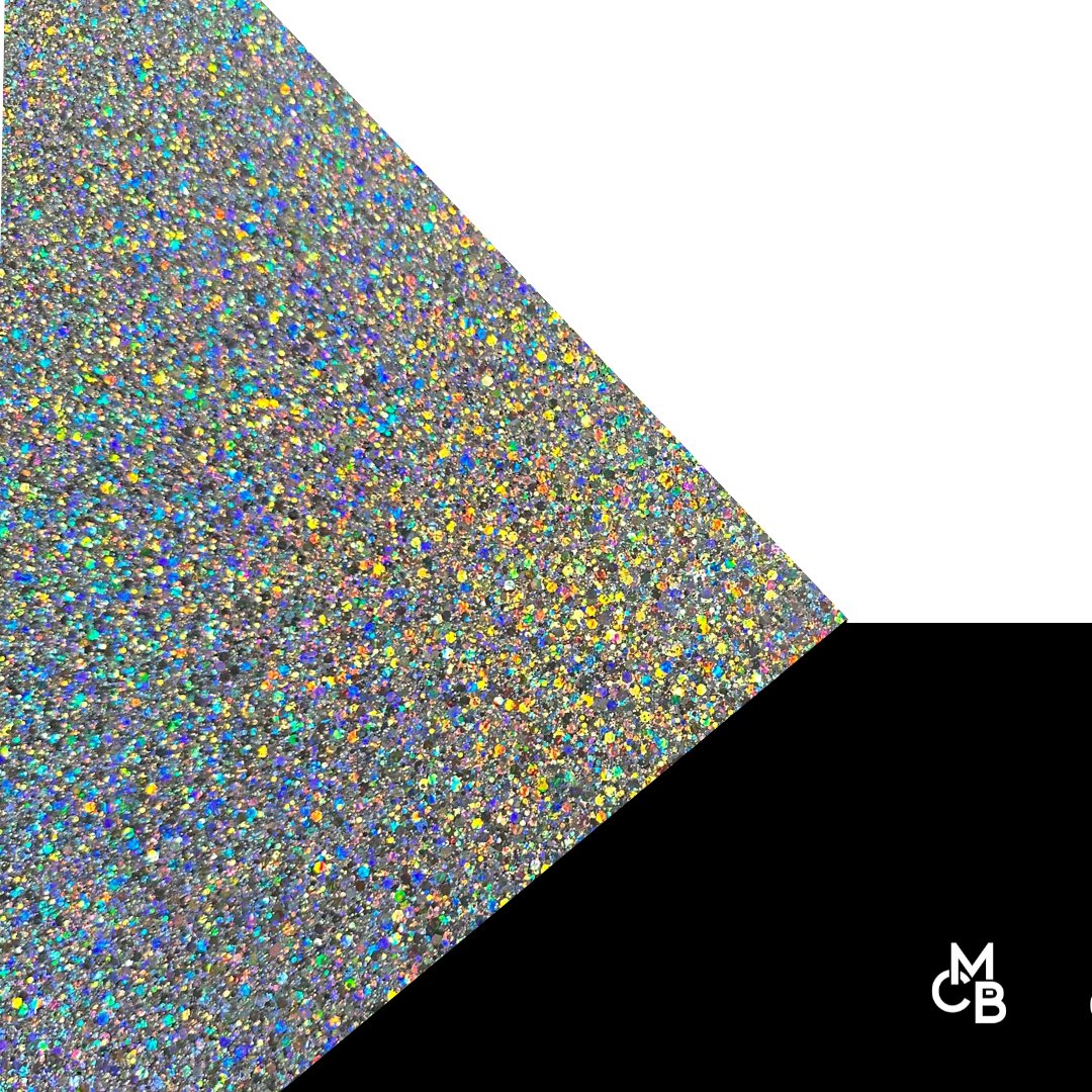 Silver Razzle Dazzle Glitter Cast Acrylic | Glitter Acrylic Sheet | CMB Acrylic