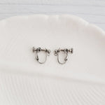 Silver Screw - Back Stainless Steel Clip - Ons, 10 Pieces, Earring Hook 8 - 