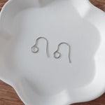 Silver Signature Large Loop Stainless Steel Ear Wires (5mm), 20 Pieces, Earring Hook 18 - 
