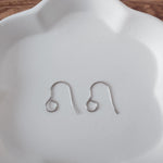 Silver Signature Large Loop Stainless Steel Ear Wires (5mm), 20 Pieces, Earring Hook 18 - 