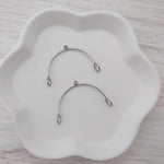 Silver Stainless Steel Medium Arches, 10 Pieces, Connector 84 - 