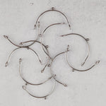 Silver Stainless Steel Medium Arches, 10 Pieces, Connector 84 - 