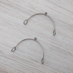 Silver Stainless Steel Medium Arches, 10 Pieces, Connector 84 - 