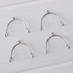 Silver Stainless Steel MINI Arches, 10 Pieces, Connector 73 - 