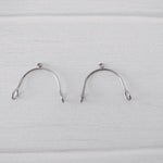 Silver Stainless Steel MINI Arches, 10 Pieces, Connector 73 - 