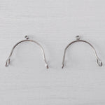 Silver Stainless Steel MINI Arches, 10 Pieces, Connector 73 - 
