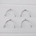 Silver Stainless Steel MINI Arches, 10 Pieces, Connector 73 - 