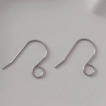 Silver Statement Large Loop Stainless Steel Ear Wires (6mm), 20 Pieces, Earring Hook 12 - 