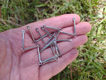 Silver V Shape Connector, 10 Pieces - 