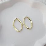 Small Gold Oval Twisted Linking Rings, 10 Pieces, Connector 39 - 