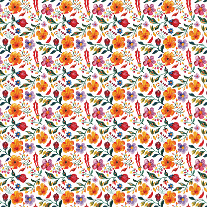 Spicy Floral Pattern Acrylic Sheets - CMB Pattern Acrylic