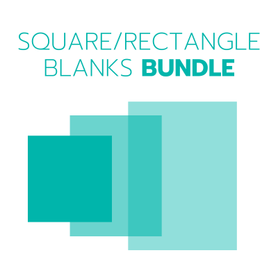 SQUARE/RECTANGLE BLANK BUNDLES – Custom Made Better
