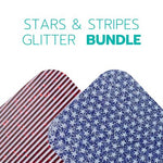 Stars & Stripes Glitter Bundle Pattern Acrylic Sheets CMB PRESTIGE PATTERNS - Acrylic Sheets
