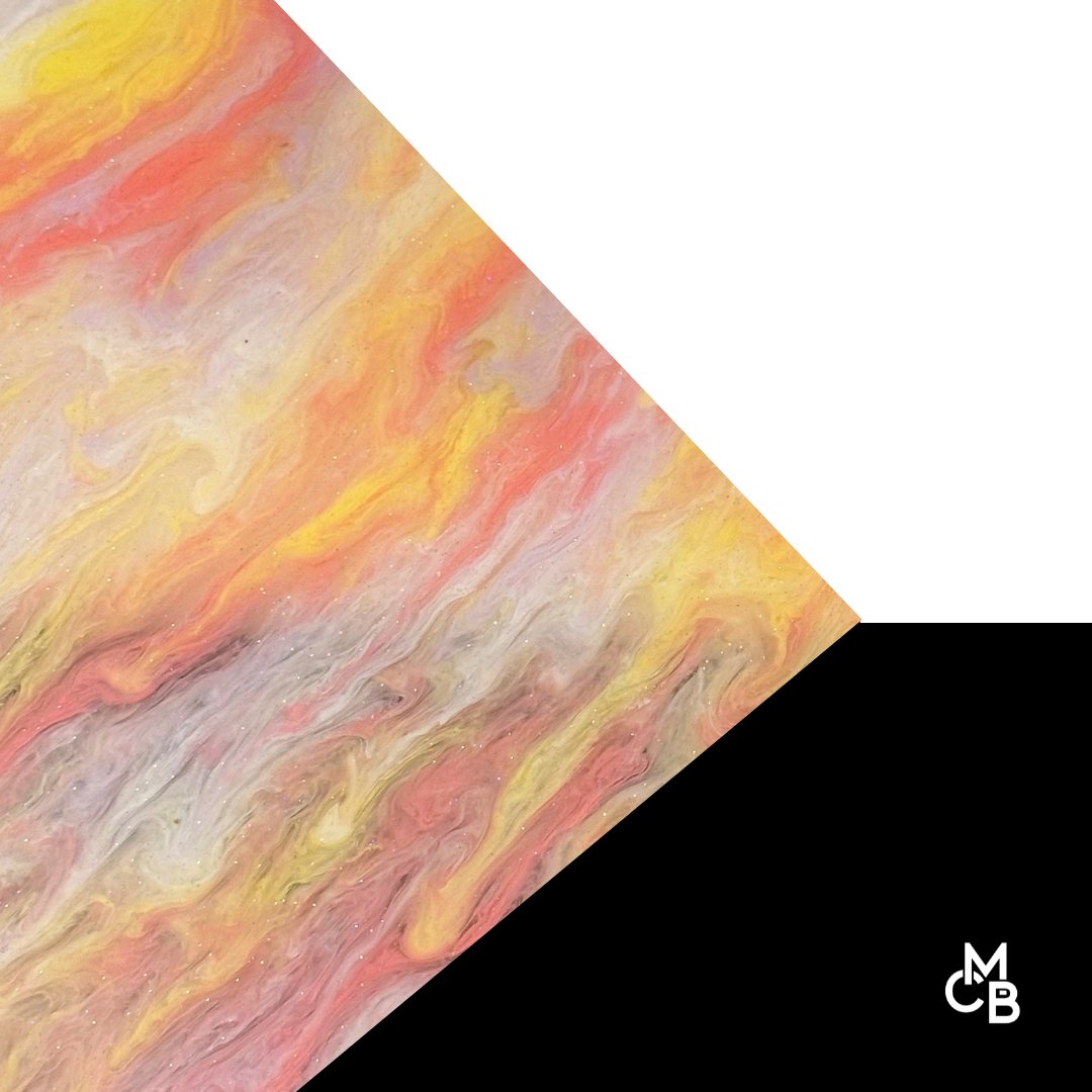 Summer Sorbet Marbled Glitter Cast Acrylic | Marbled Acrylic Sheet | CMB Acrylic