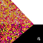 Sunset Sparkle Glitter Dots Cast Acrylic | Glitter Acrylic Sheet | CMB Acrylic