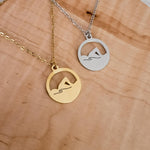 Swimmer Necklace (Silver or Gold), 1 Total, Metal Blank 117 - 