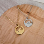 Swimmer Necklace (Silver or Gold), 1 Total, Metal Blank 117 - 