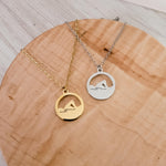 Swimmer Necklace (Silver or Gold), 1 Total, Metal Blank 117 - 