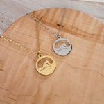 Swimmer Necklace (Silver or Gold), 1 Total, Metal Blank 117 - 
