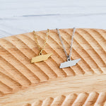 Tennessee Pendant Necklace (Silver or Gold), 1 Total, Metal Blank 163 - 