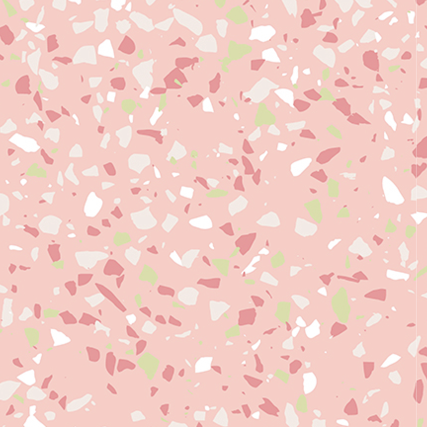 P0692 | Terrazzo Light Pink Pattern Acrylic Sheet