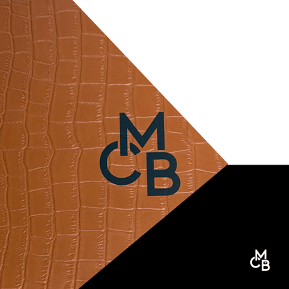 Textured Leatherette | ALLIGATOR ENGRAVES BLACK - LASERABLE LEATHERETTE