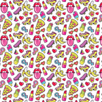 The 90's Clipart Pattern Acrylic Sheets - CMB Pattern Acrylic