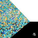 Totally Teal Glitter Dots Cast Acrylic | Glitter Acrylic Sheet | CMB Acrylic