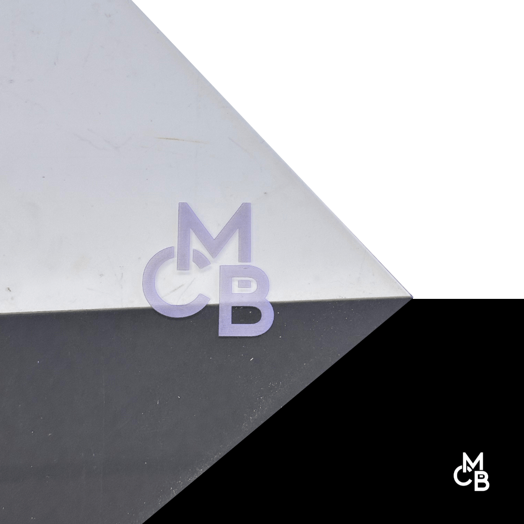 Transparent Edge Glow Purple Cast Acrylic | Transparent Acrylic Sheet | CMB Acrylic