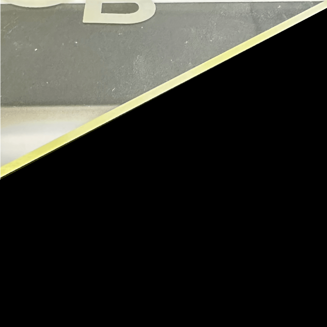 Transparent Edge Glow Yellow Cast Acrylic | Transparent Acrylic Sheet | CMB Acrylic