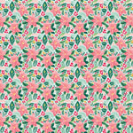 Tropical Pastel Christmas Floral 2 Pattern Acrylic Sheets - CMB Pattern Acrylic