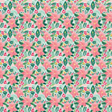 Tropical Pastel Christmas Floral 2 Pattern Acrylic Sheets - CMB Pattern Acrylic