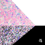 Unicorn Hearts Glitter Dots Cast Acrylic | Glitter Acrylic Sheet | CMB Acrylic