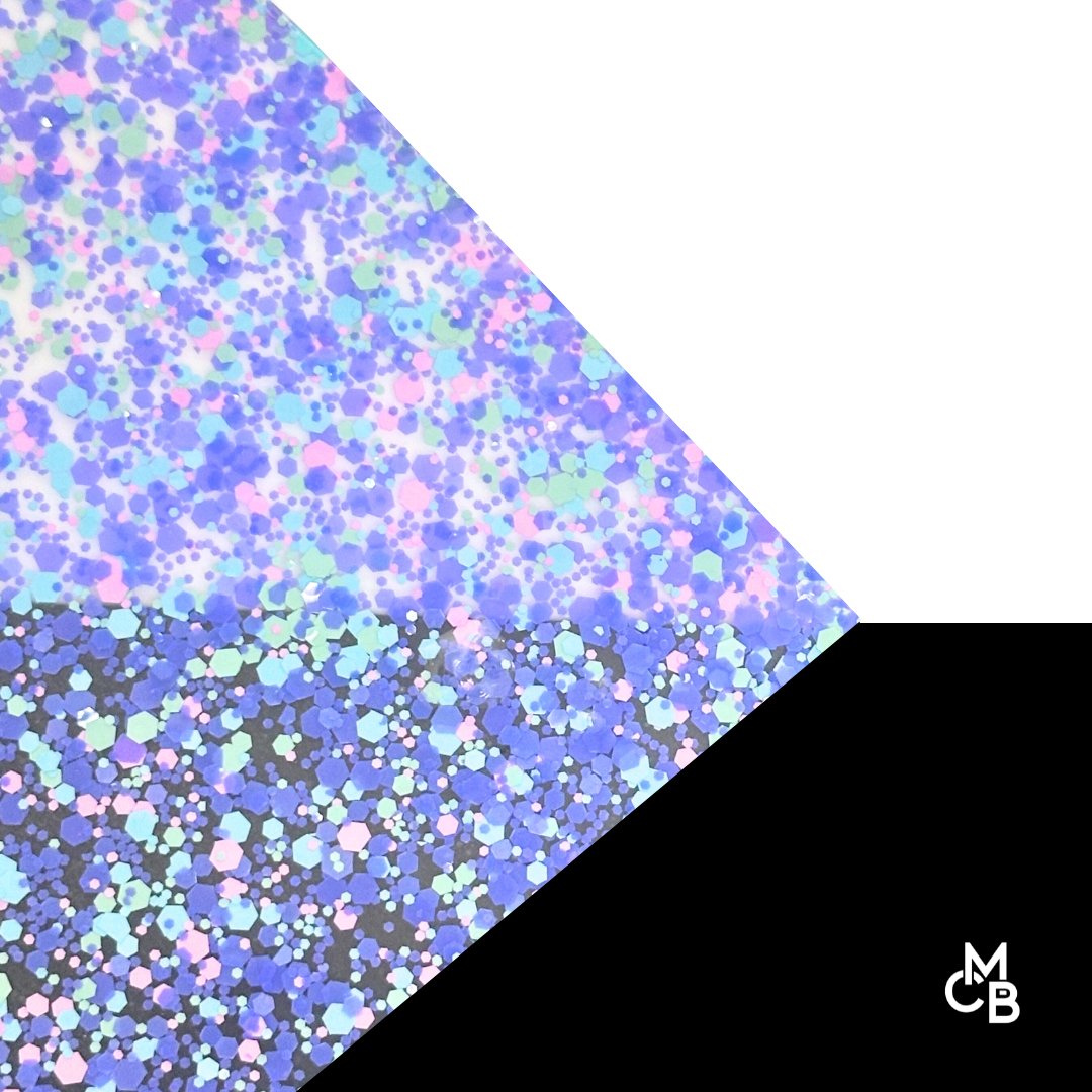 Unicorn Hugs Glitter Dots Cast Acrylic | Glitter Acrylic Sheet | CMB Acrylic
