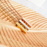 Vertical Bar Urn Memorial Necklace (Silver, Gold, or Rose Gold), 1 Total, Metal Blank 43 - 