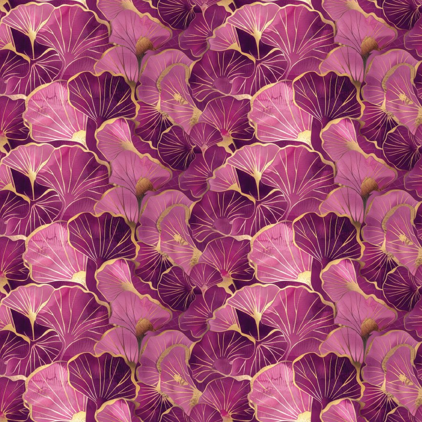 Vibrant Purple Floral Pattern Acrylic Sheets - CMB Pattern Acrylic