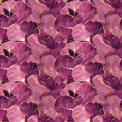 Vibrant Purple Floral Pattern Acrylic Sheets - CMB Pattern Acrylic